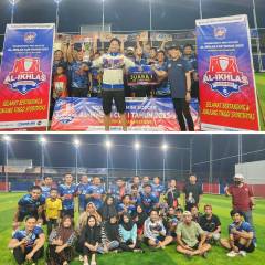 Perumda Wai Tipalayo Raih Juara 1 di Turnamen Mini Soccer Antar Instansi Al-Ikhlas Cup I Tahun 2023