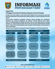 Perumda Wai Tipalayo Umumkan Penyesuaian Tarif: Optimalisasi Layanan dan Pemenuhan Mandatori Regulasi Pemerintah