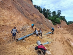 Pengerjaan Pemindahan Jalur Pipa Distribusi 8